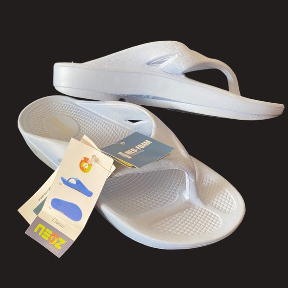Neoz flip flop sandals orthopedic arch support comfort foam‎ M4/W6 NWT cushion - Picture 2 of 10